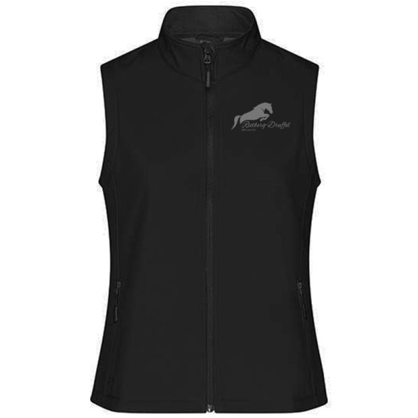 ZRFV Damen Softshell Weste schwarz