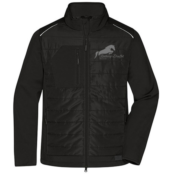 ZRFV Herren Hybrid Jacket schwarz