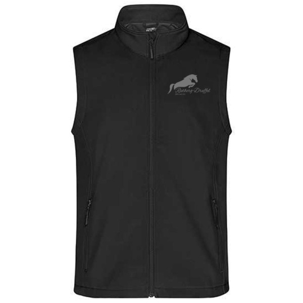 ZRFV Herren Softshell Weste schwarz